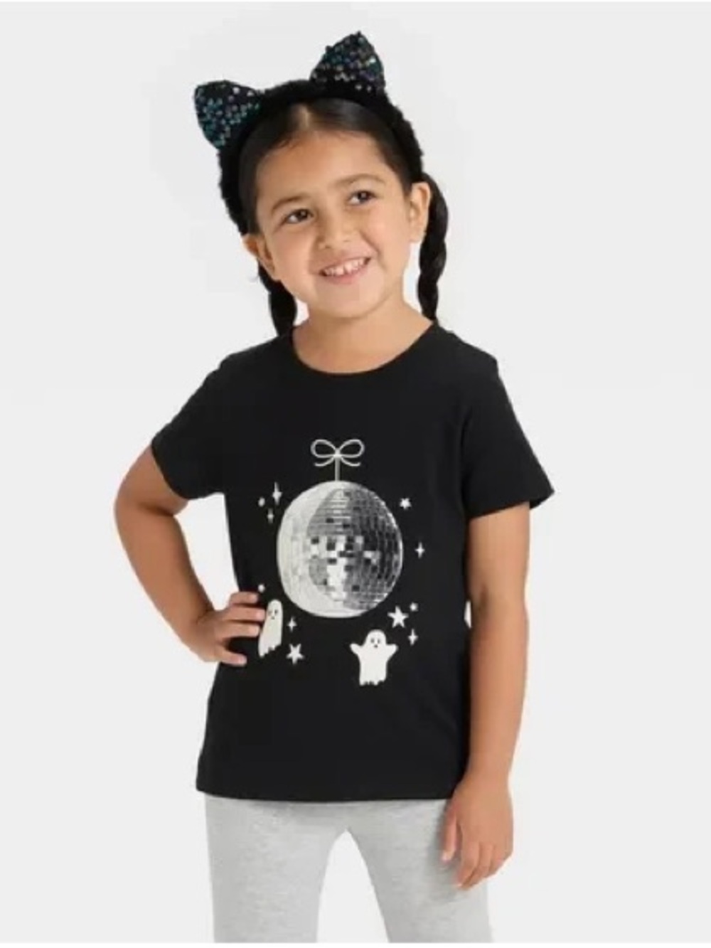 024K Cat & Jack Girl’s Halloween T Shirt - Size: 4T